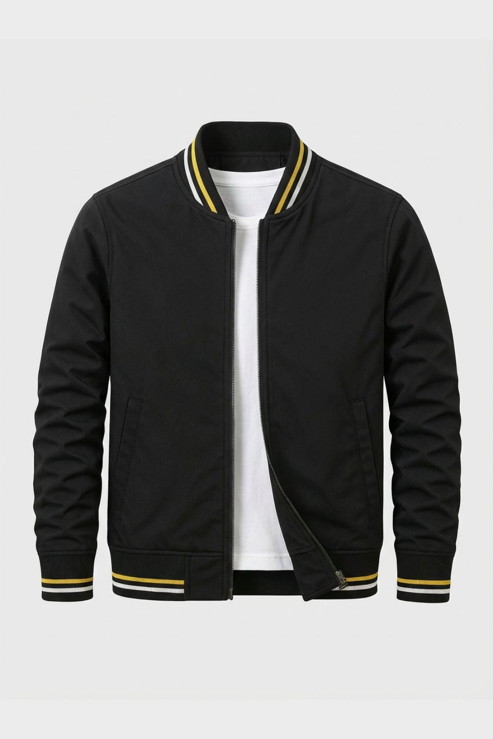 Mens Zip Up Jacket – Casual Lightweight Bomber Jacket