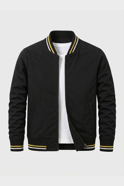 Mens Zip Up Jacket – Casual Lightweight Bomber Jacket