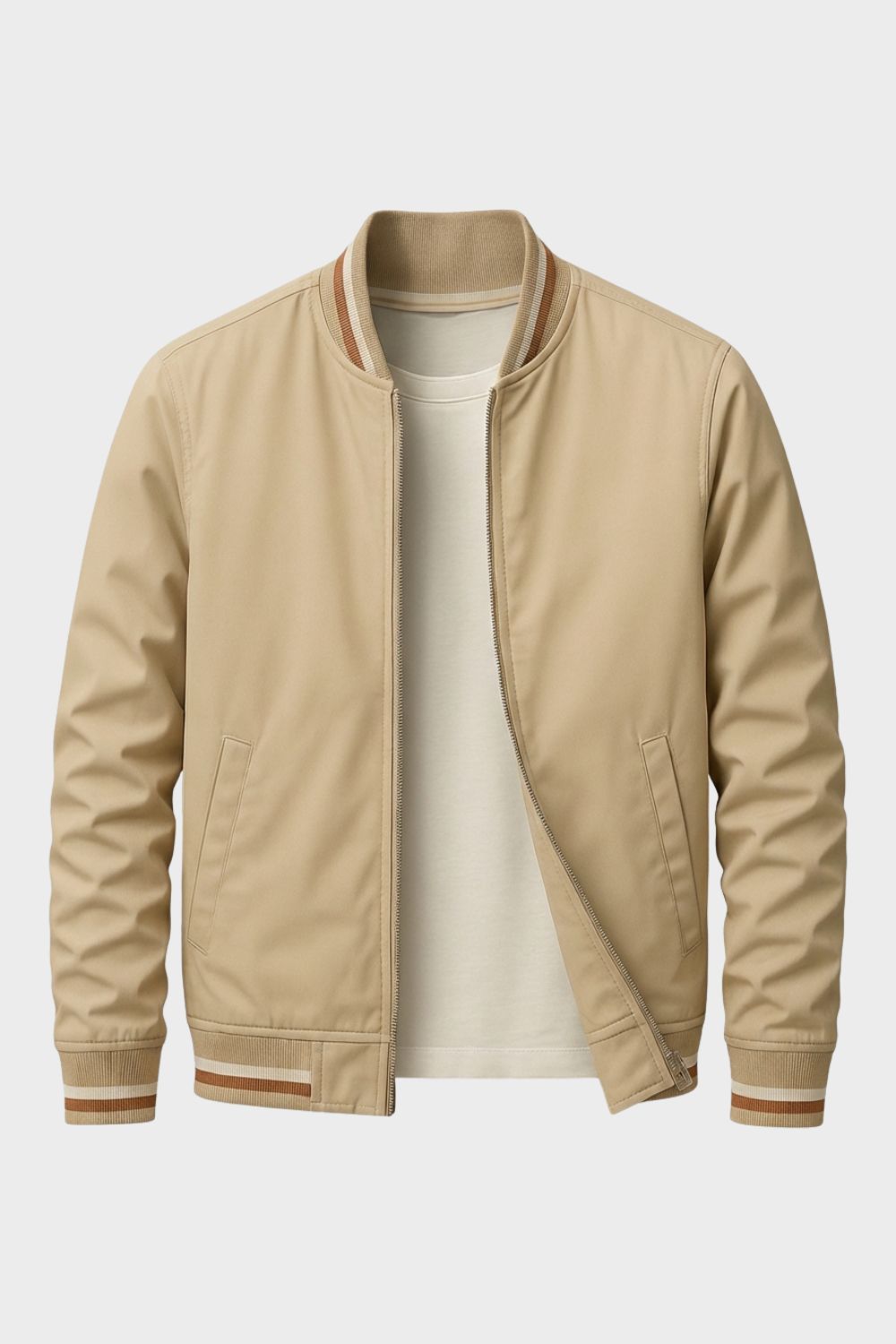 Mens Zip Up Jacket – Casual Lightweight Bomber Jacket