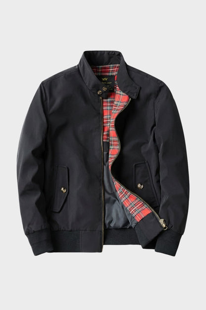 mens classic harrington jacket zip up casual jacket | Camden-London