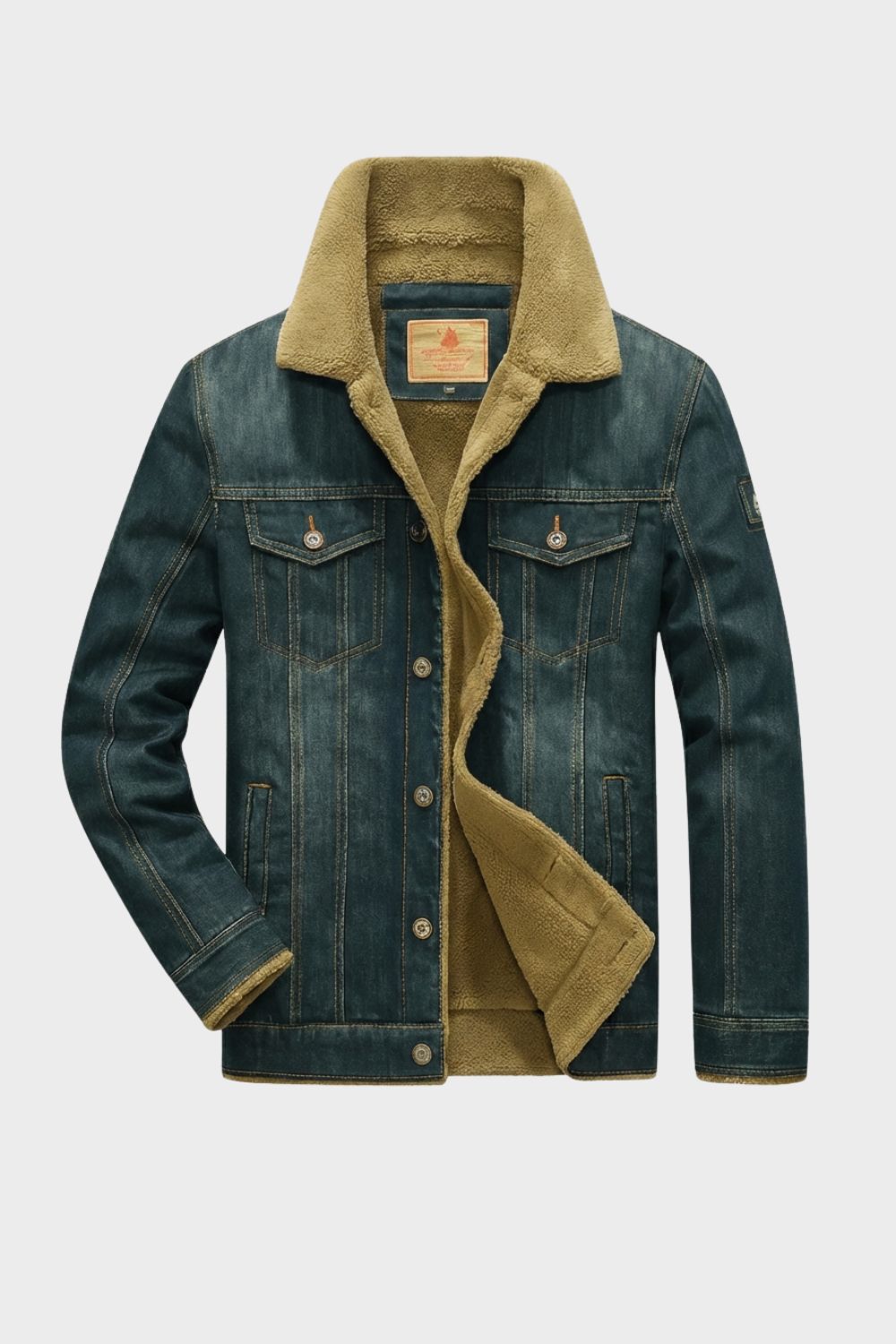mens classic denim jacket button up casual jacket | Camden-London