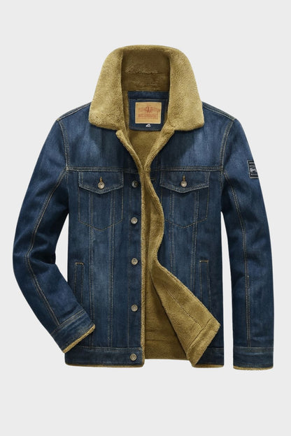 mens classic denim jacket button up casual jacket | Camden-London