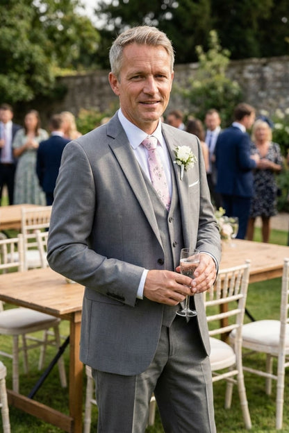 Men's 3-Piece Suit with Waistcoat