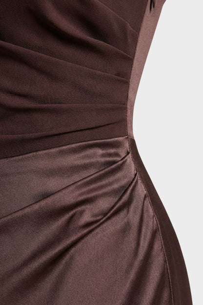 Women's One-Shoulder Maxi | Satin