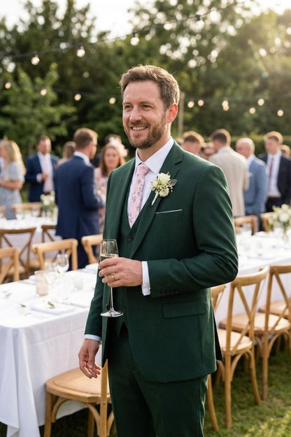 Men's 3-Piece Suit with Waistcoat