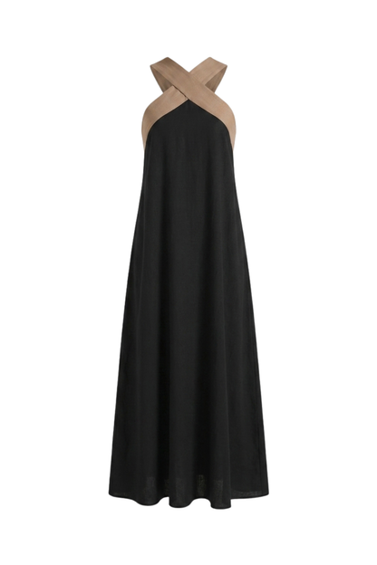Women's Halter Maxi Dress | Sleeveless