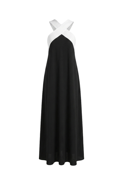 Women's Halter Maxi Dress | Sleeveless