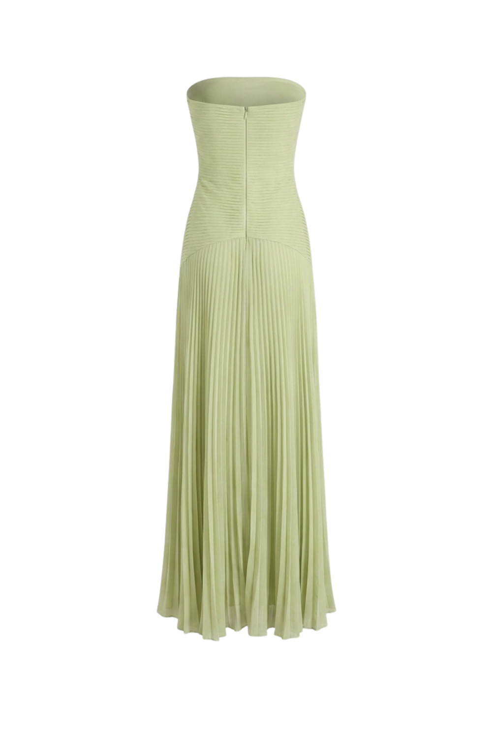 Women's Strapless Pleated Maxi | Gown