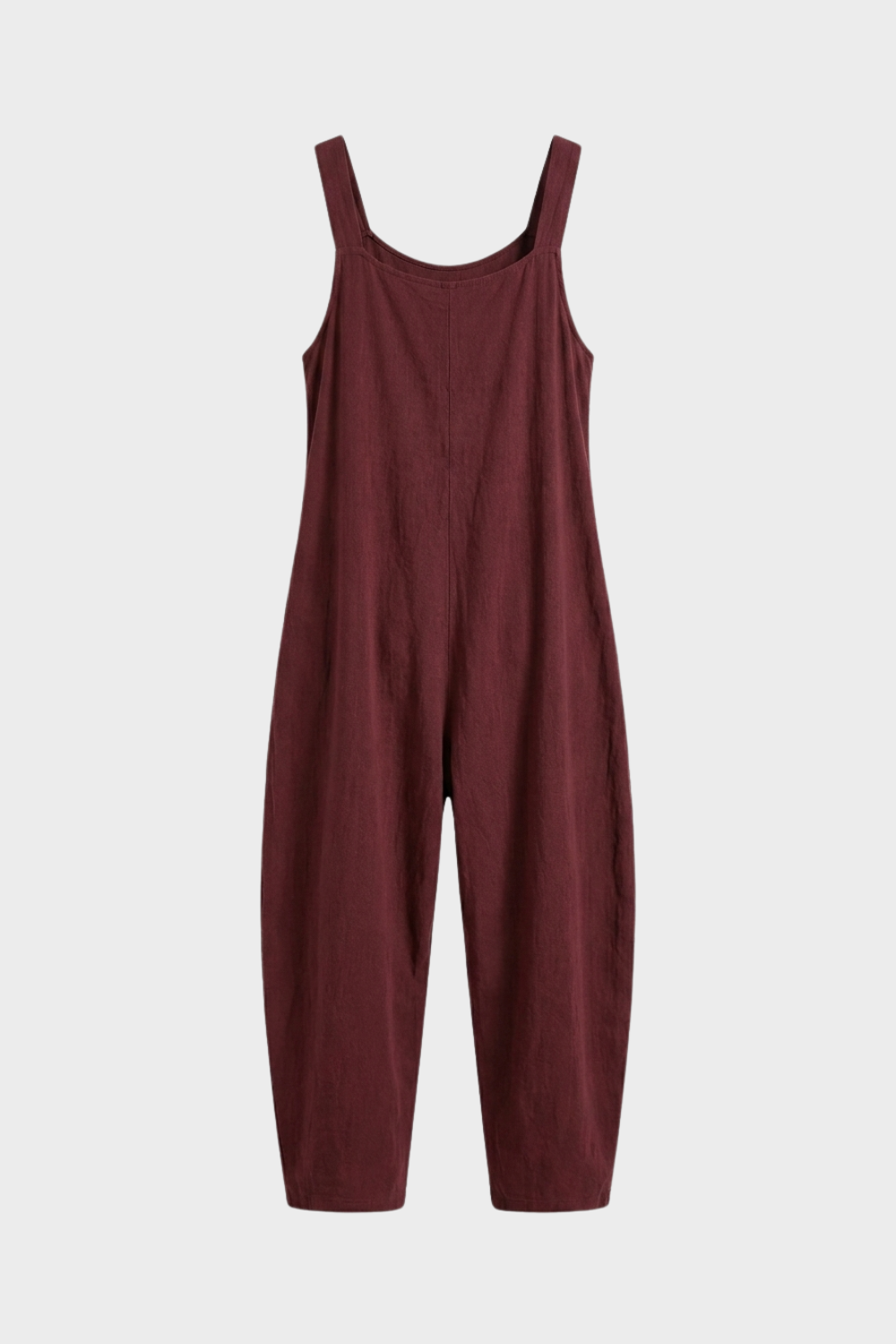 Women's Linen-Look Jumpsuit | Loose