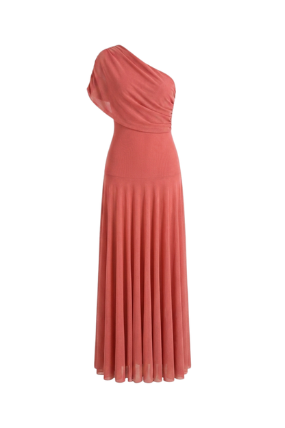 Women's One-Shoulder Maxi | Draped