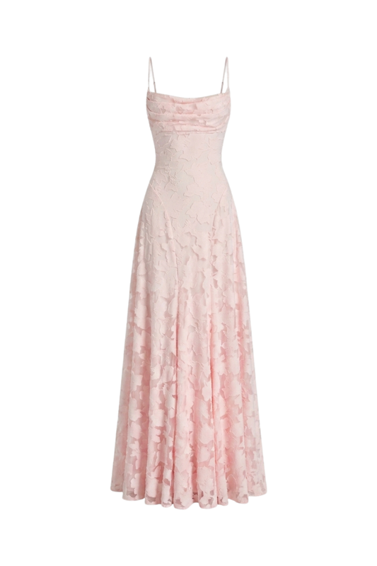 Women's Floral Maxi Gown | Cowl Neck