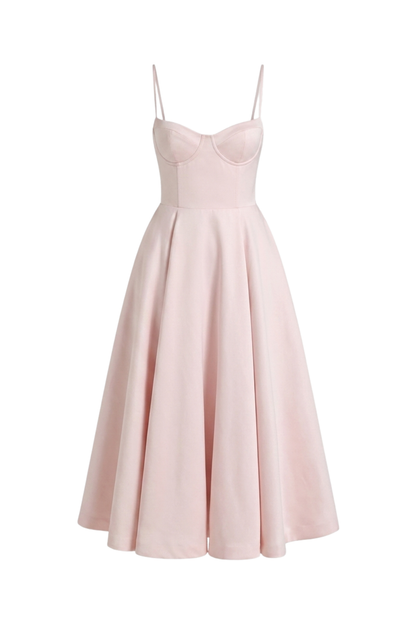 Women's Corset Midi Dress | Bustier