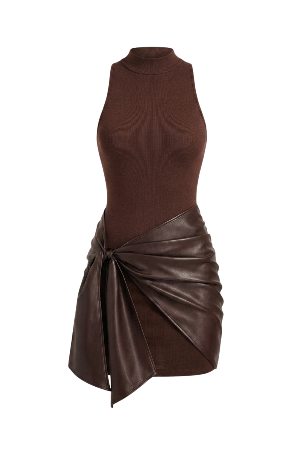 Women's Tie-Front Mini | High Neck
