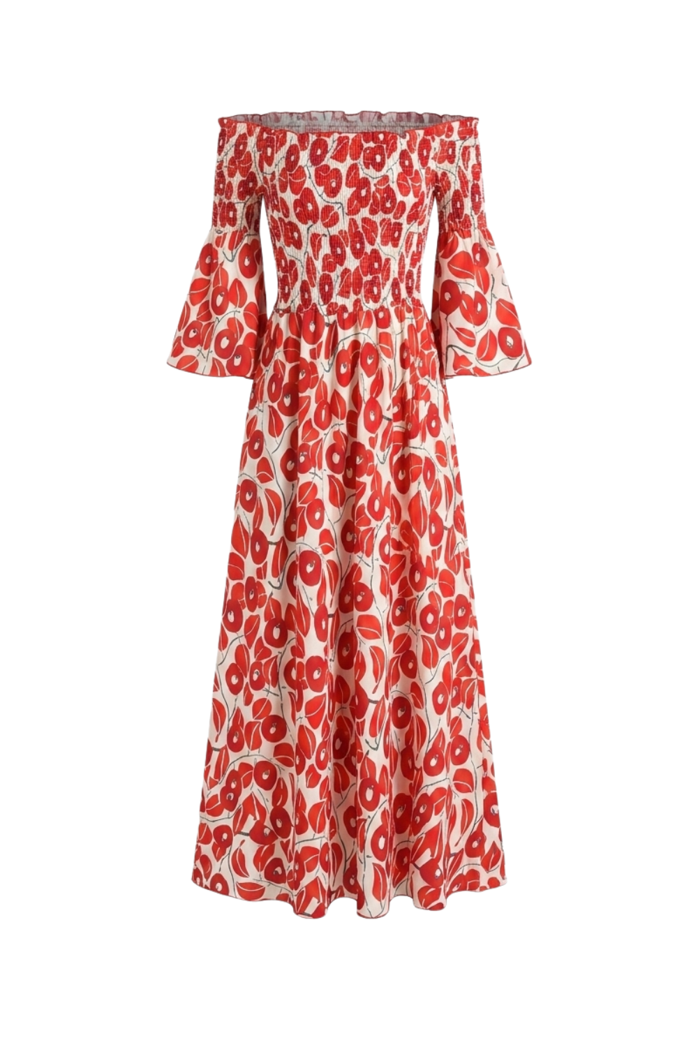 Women's Off-Shoulder Maxi | Smocked