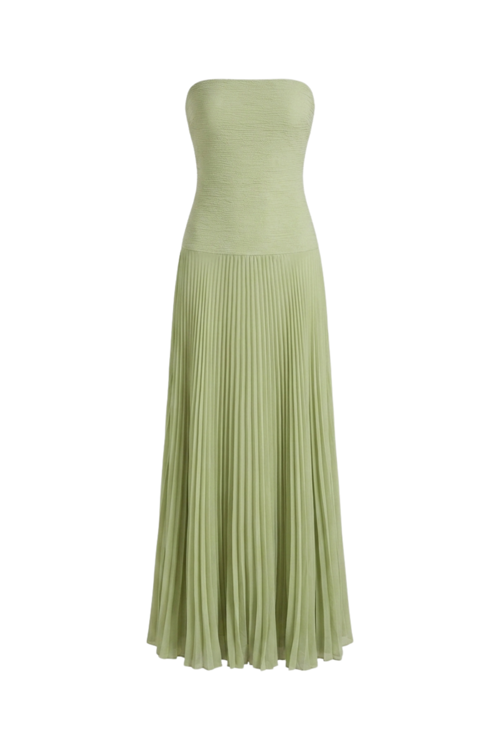 Women's Strapless Pleated Maxi | Gown
