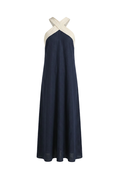 Women's Halter Maxi Dress | Sleeveless