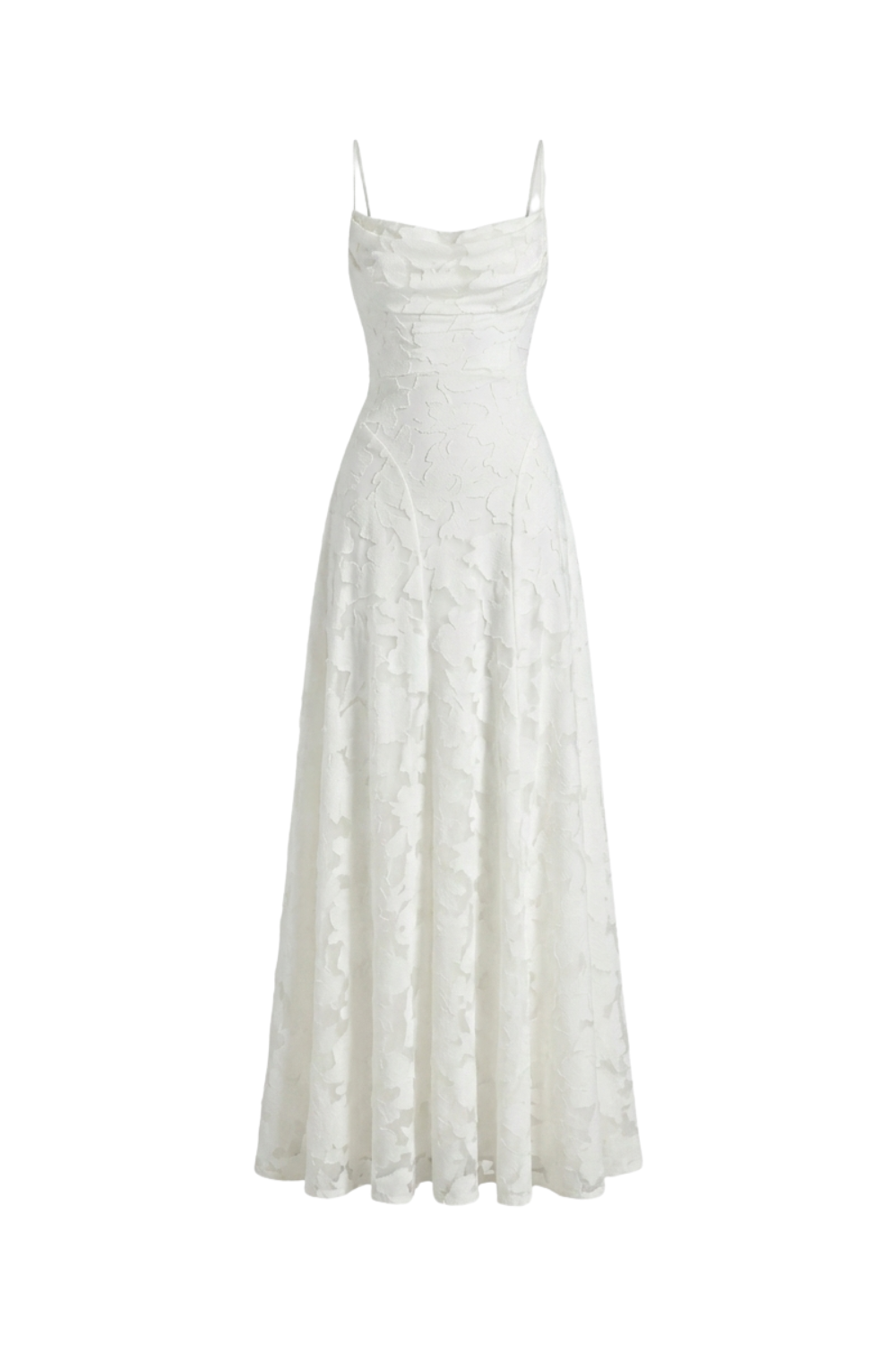 Women's Floral Maxi Gown | Cowl Neck
