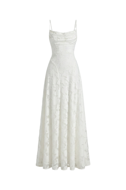Women's Floral Maxi Gown | Cowl Neck