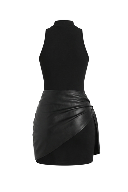 Women's Tie-Front Mini | High Neck