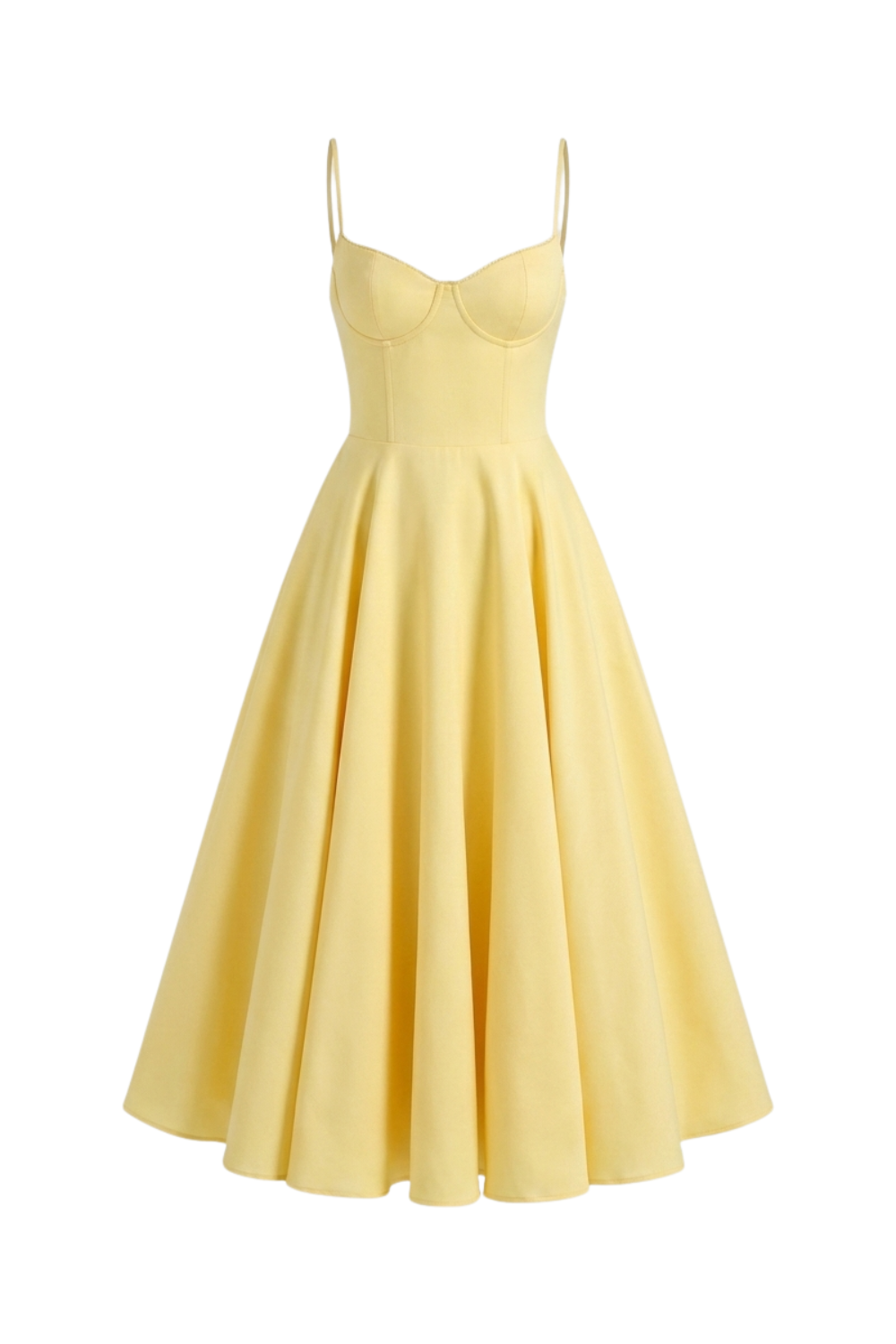 Women's Corset Midi Dress | Bustier
