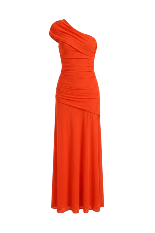 Women's One-Shoulder Maxi | Ruched