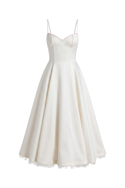 Women's Corset Midi Dress | Bustier