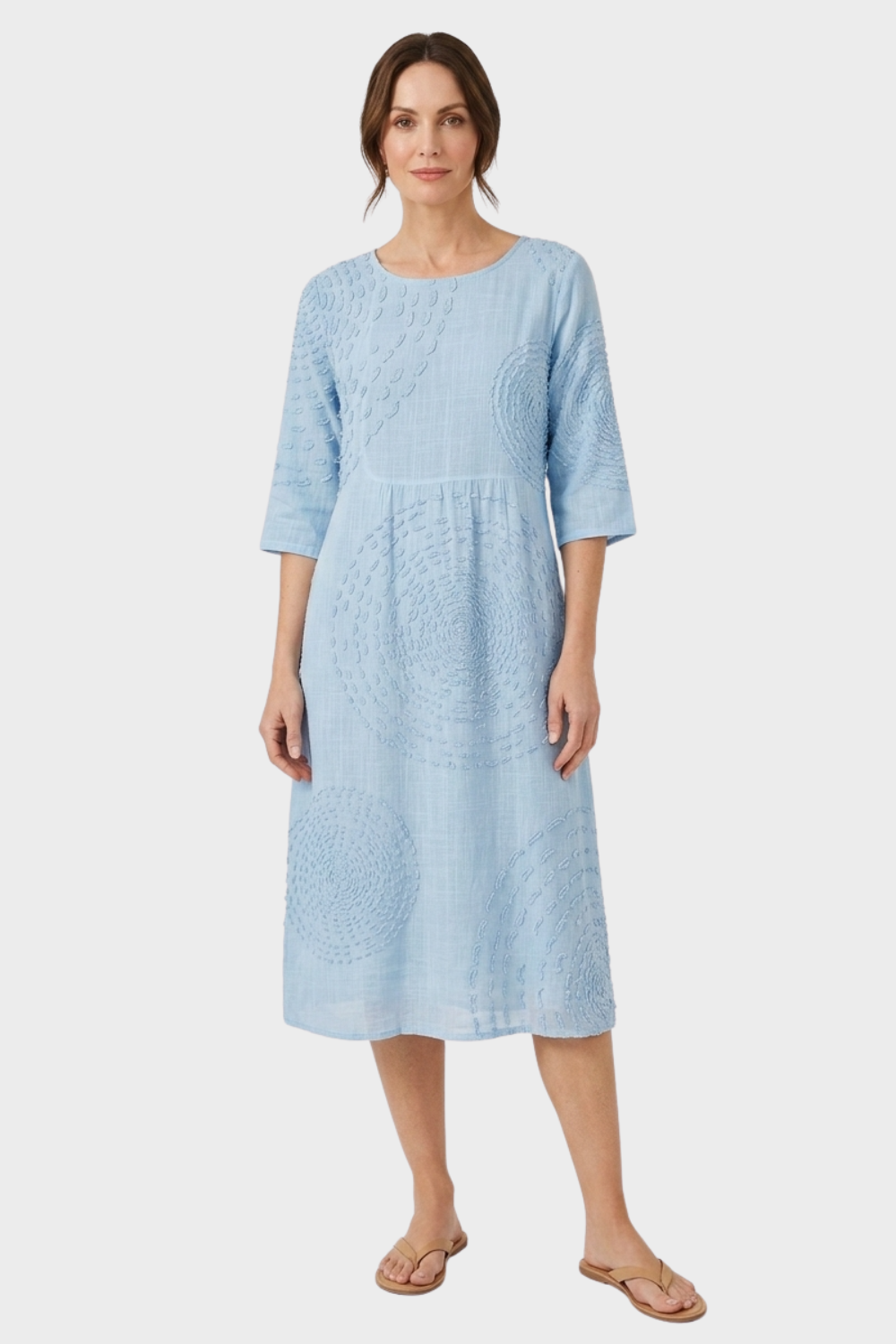 Women's Linen-Look Midi | Textured