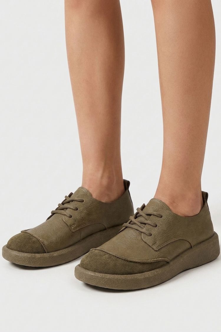Men's Casual Lace-Up Shoes | Round Toe