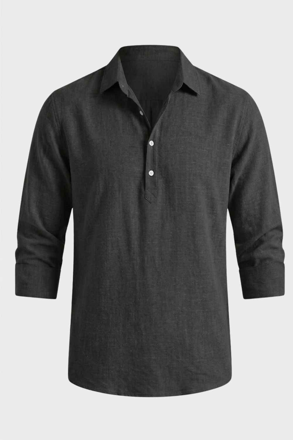 Men's Long Sleeve Shirt with Kent Collar