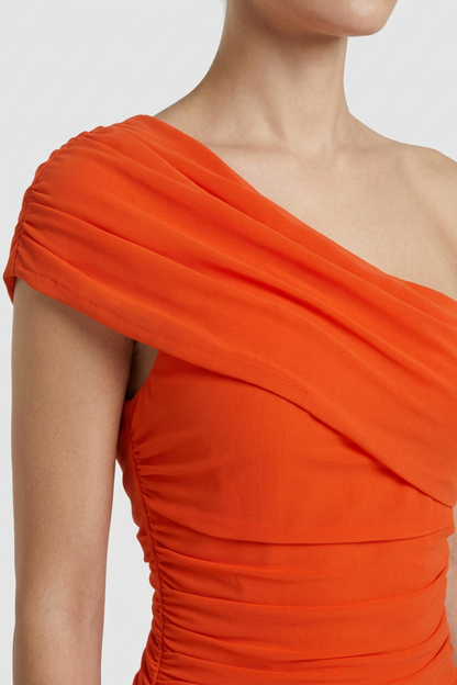Women's One-Shoulder Maxi | Ruched