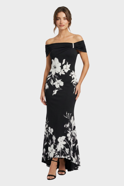 Women's Bardot Floral Midi | Fishtail