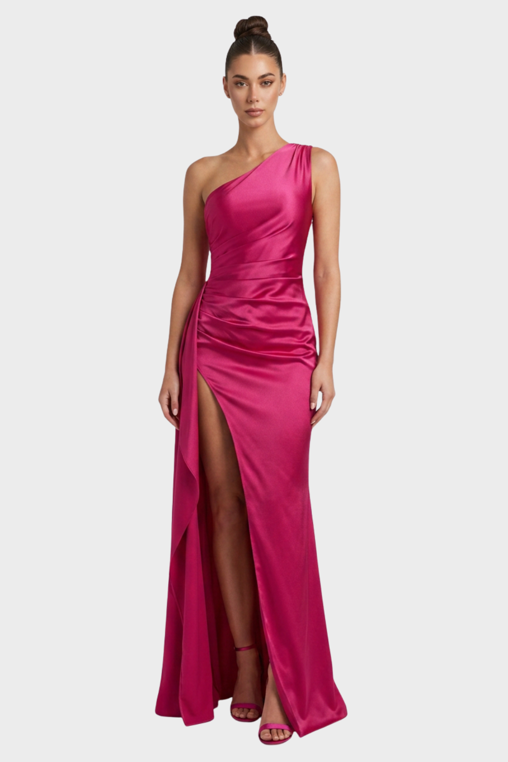 Women's One-Shoulder Maxi | Slit