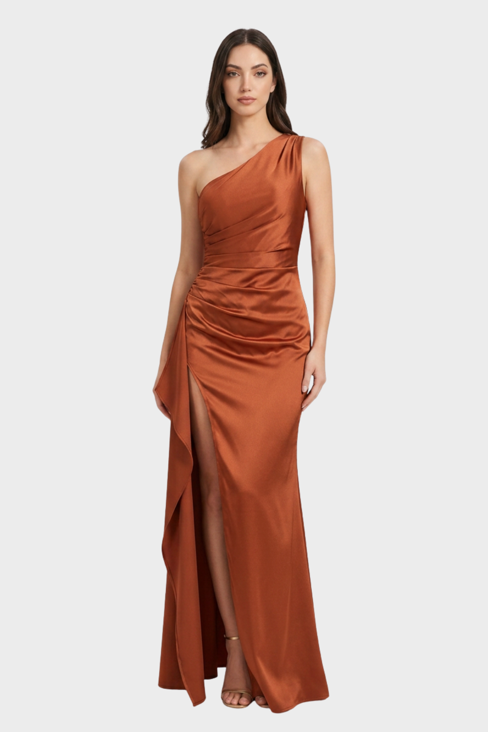 Women's One-Shoulder Maxi | Slit