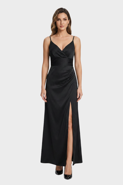 Women's Slip Maxi Dress | V-Neck