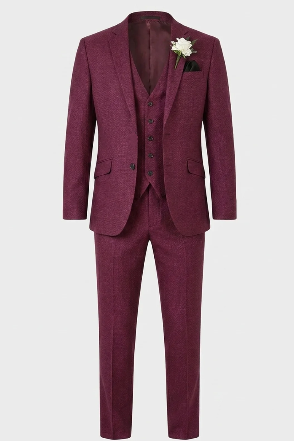 Men's Slim Fit Three-Piece Suit