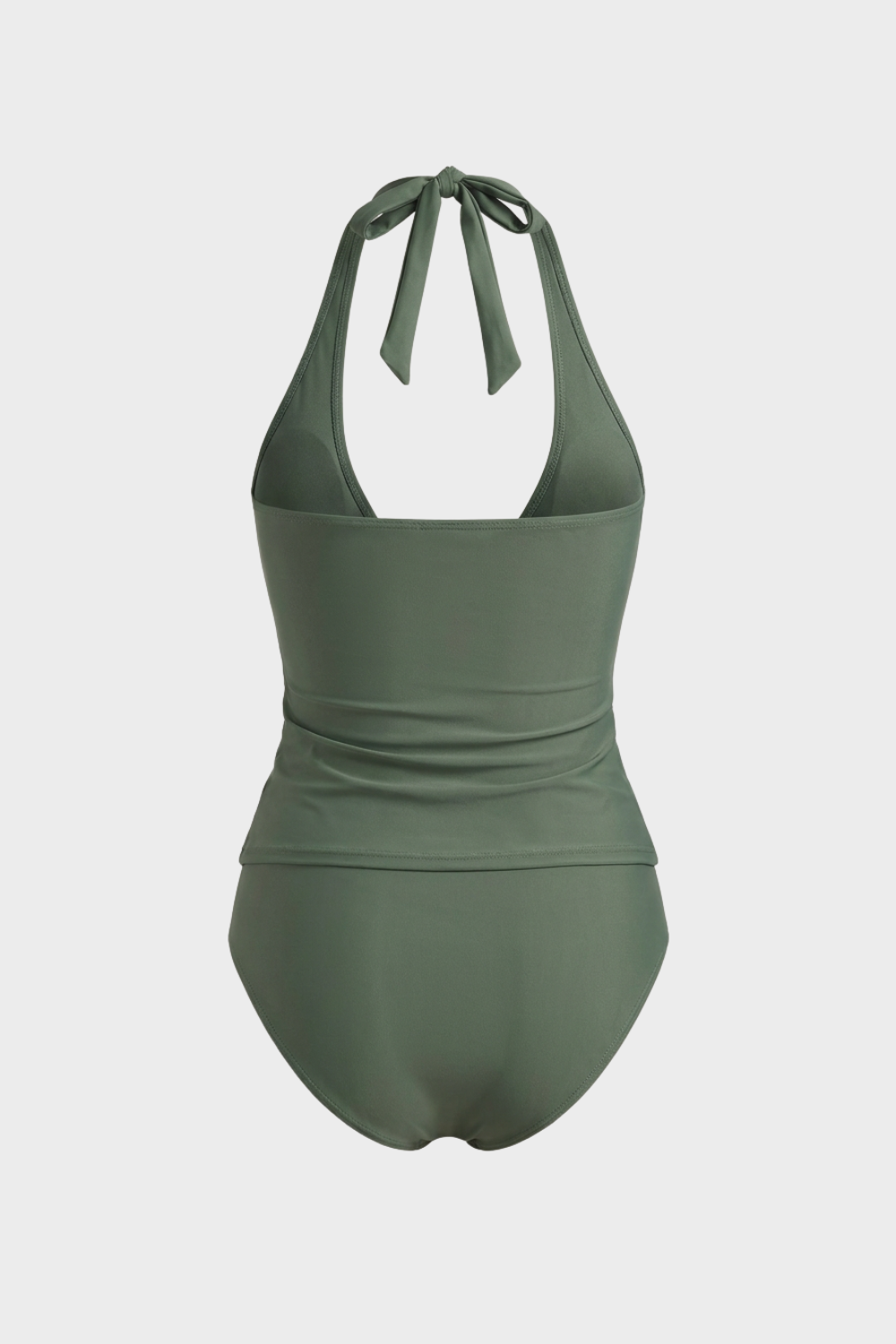 Women's Halter One-Piece Swimsuit | Ring Detail