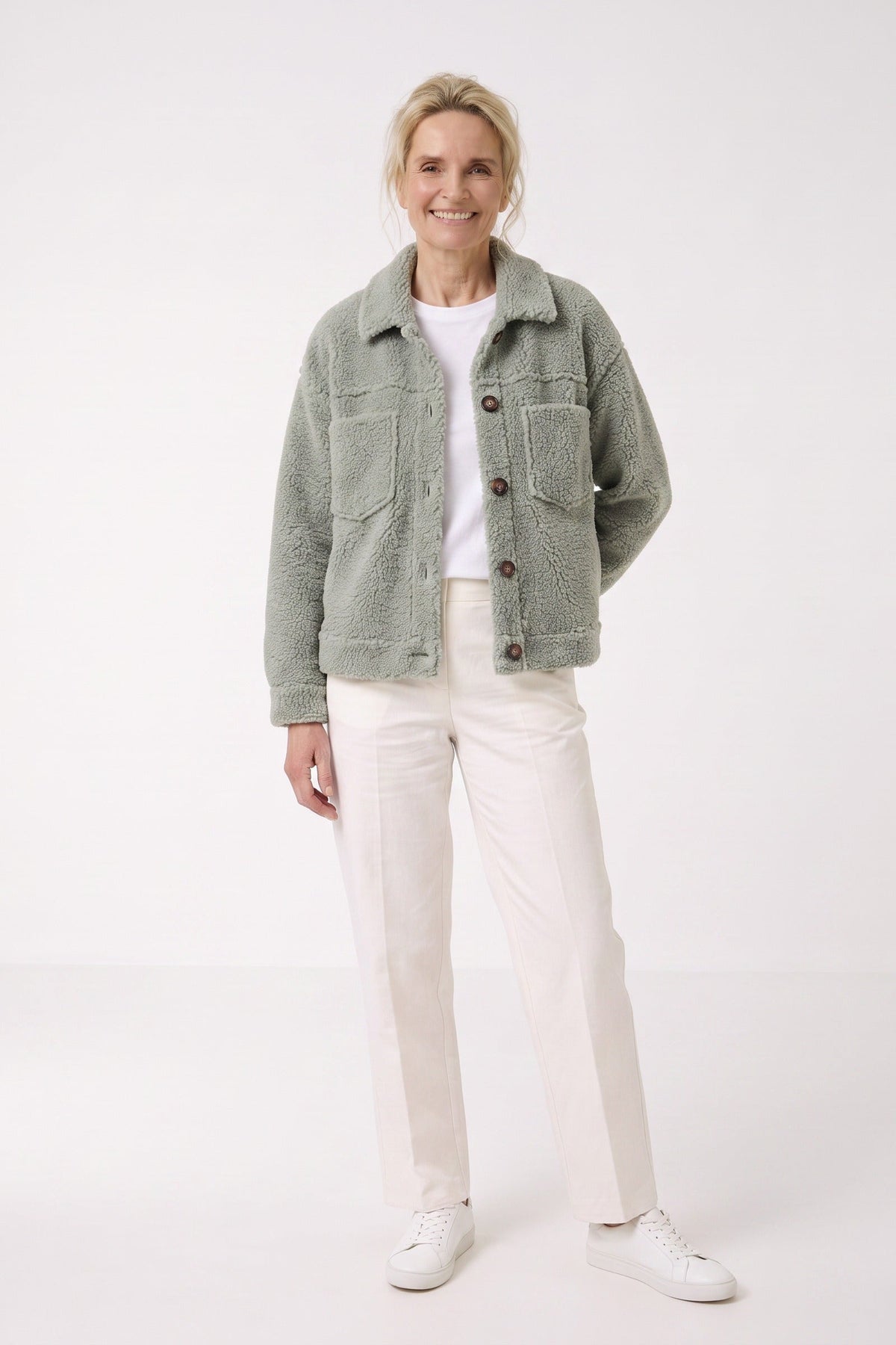 Women's Structured Jacket | Button-Front