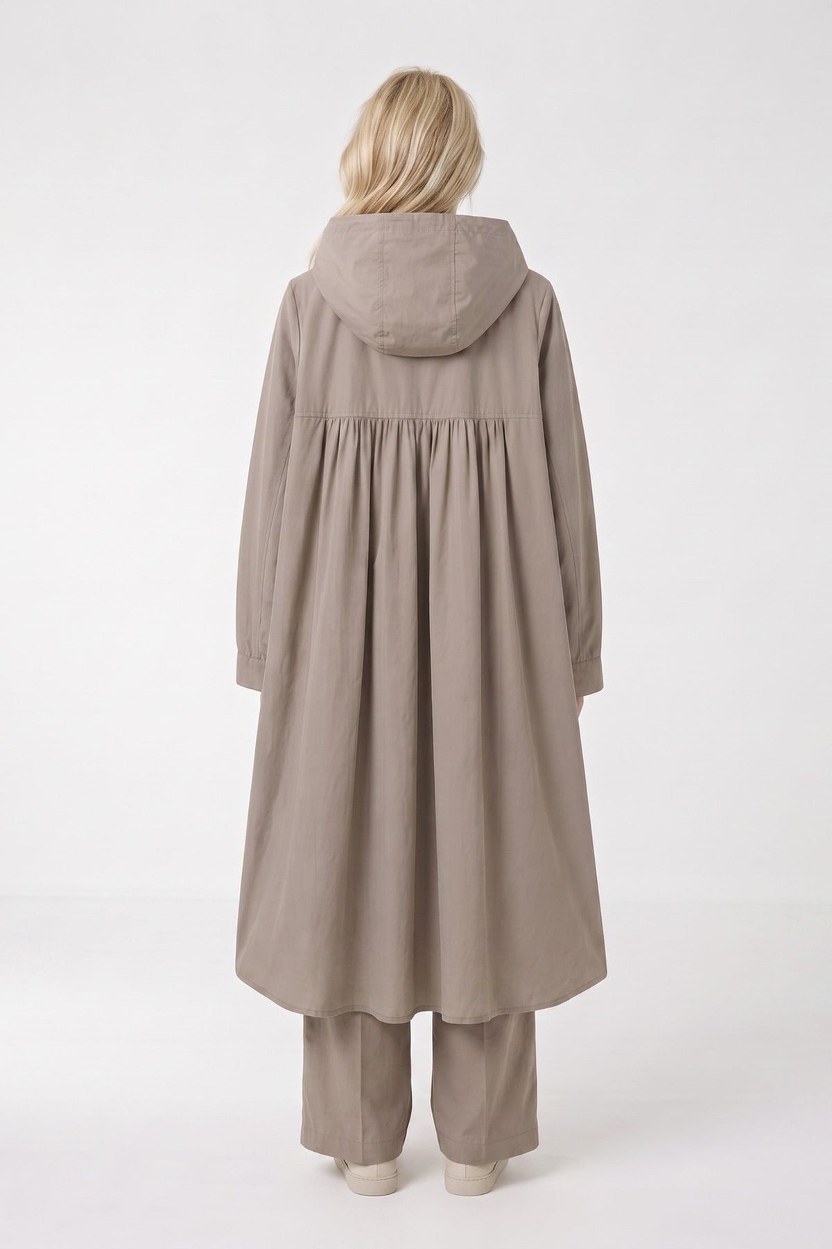 Women's Long Hooded Parka | A-Line Fit