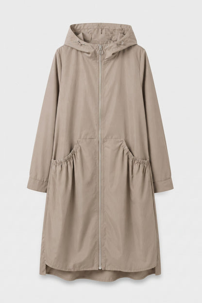Women's Long Hooded Parka | A-Line Fit