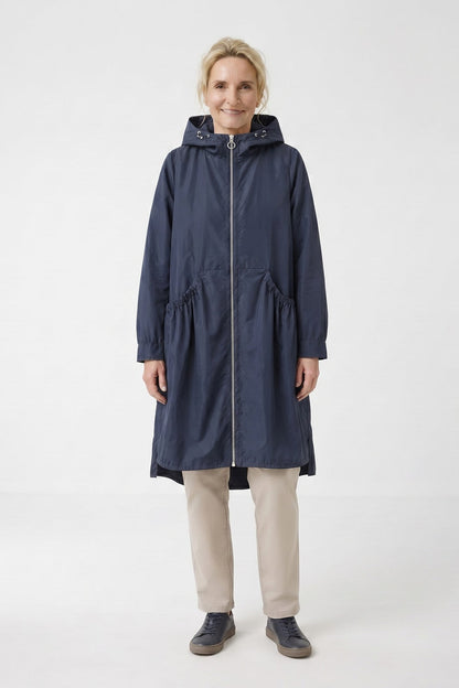 Women's Long Hooded Parka | A-Line Fit