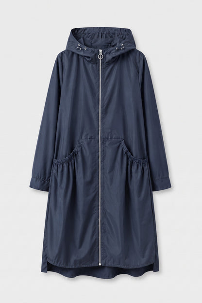 Women's Long Hooded Parka | A-Line Fit