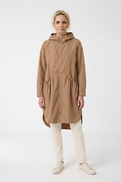 Women's Long Hooded Parka | A-Line Fit