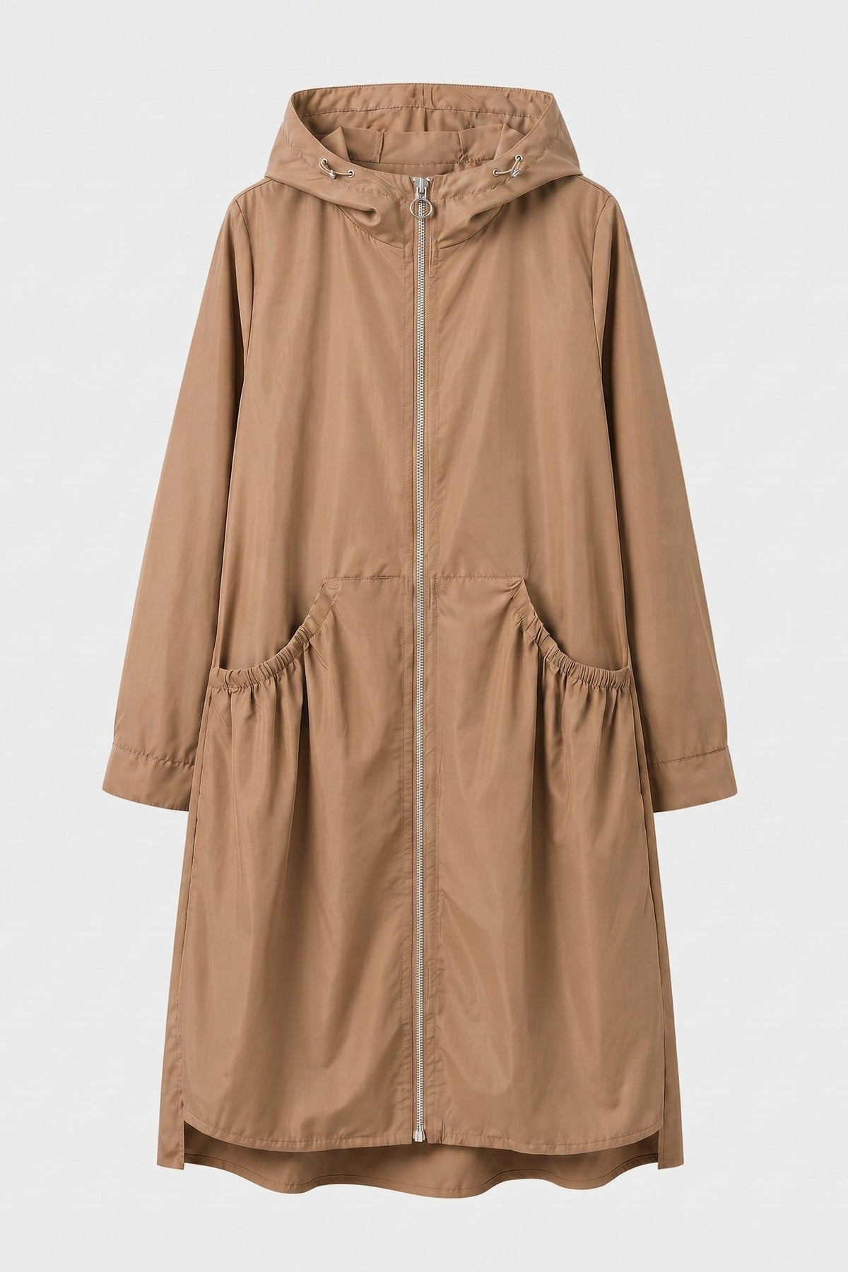 Women's Long Hooded Parka | A-Line Fit