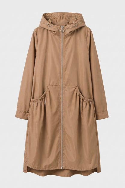 Women's Long Hooded Parka | A-Line Fit