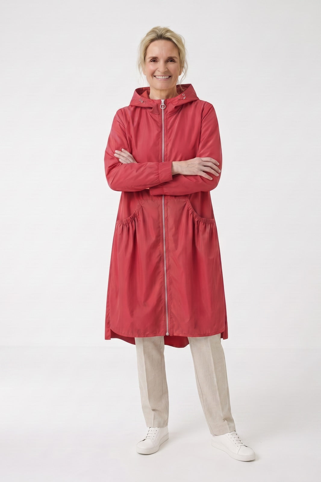 Women's Long Hooded Parka | A-Line Fit