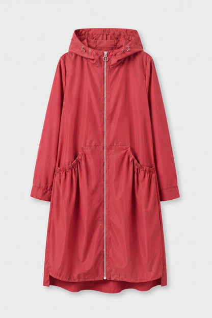 Women's Long Hooded Parka | A-Line Fit