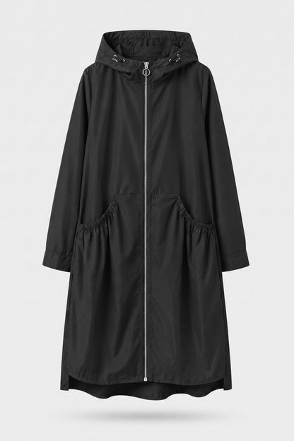 Women's Long Hooded Parka | A-Line Fit