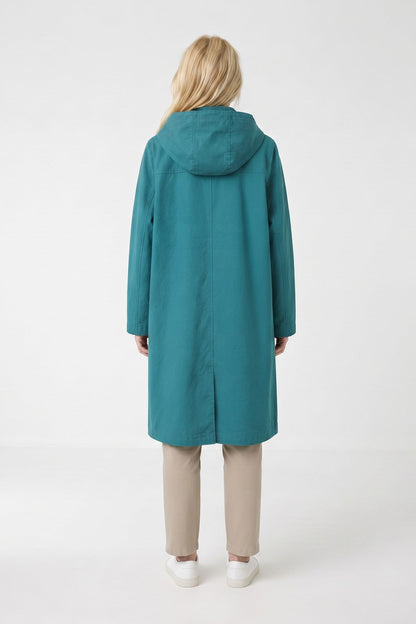 Women's Hooded Coat | A-Line Silhouette
