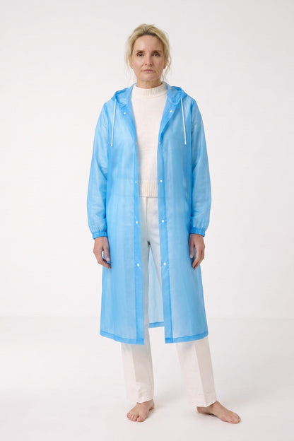 Women's Long Raincoat | Hooded