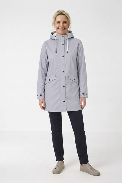 Women's Long Raincoat | Hooded